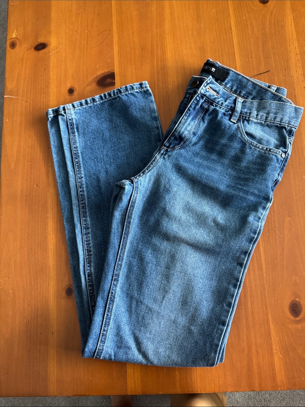 Joe's Jeans Straight Fit Medium Blue Denim